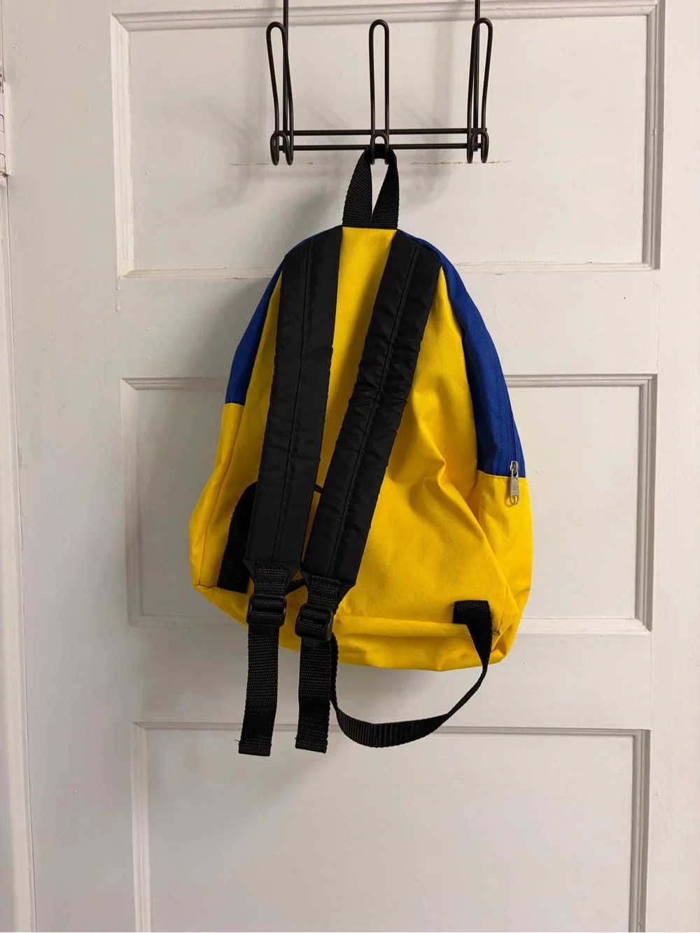 Vintage Yellow & Blue Backpack